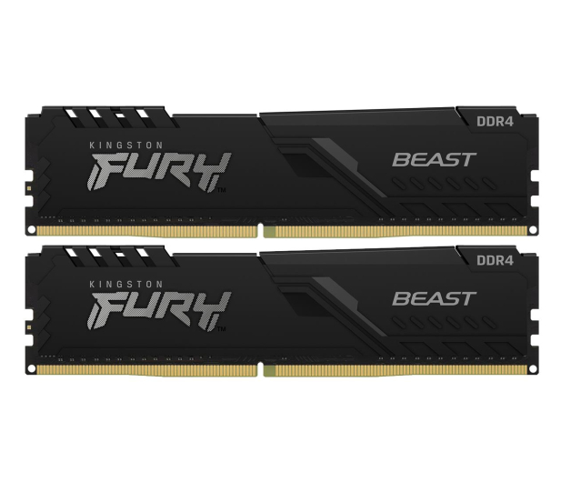 KINGSTON Pamięć DDR4 Fury Beast 32GB(2*16GB)/3200 CL16 1Gx8 KF432C16BB1K2/32 - 667289 - zdjęcie